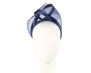 Cupids Millinery Women's Hat Navy Navy fashion headband turban by Fillies Collection