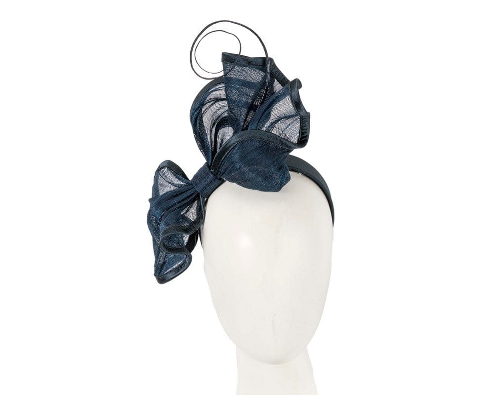 Cupids Millinery Women's Hat Navy Navy racing fascinator by Fillies Collection