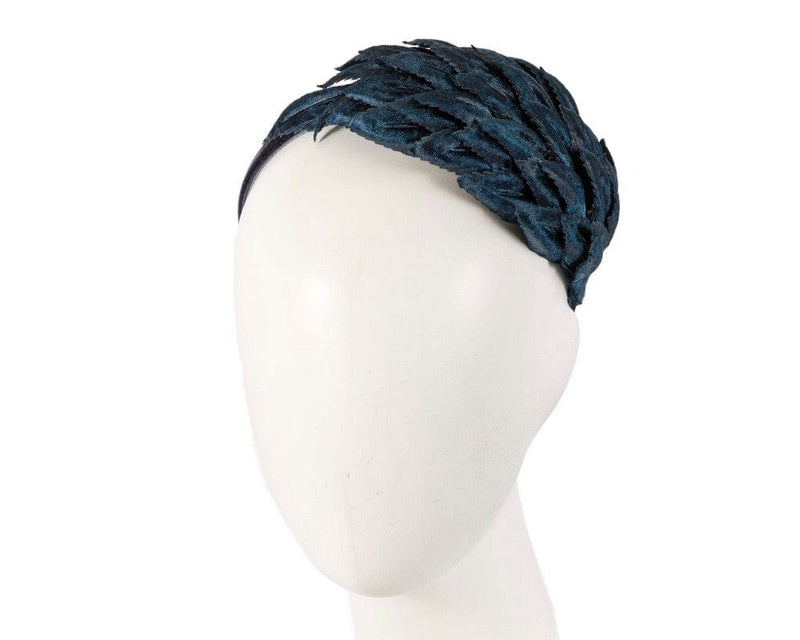 Cupids Millinery Women's Hat Navy Petite navy fascinator headband by Max Alexander