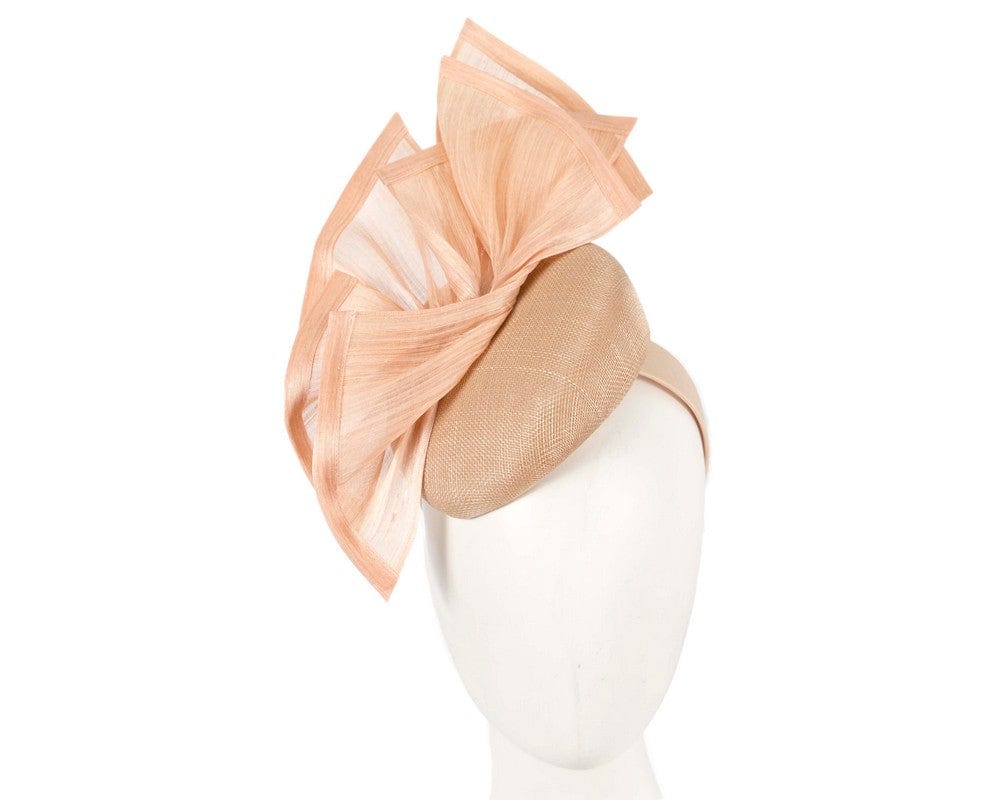 Cupids Millinery Women's Hat Nude Bespoke nude racing fascinator by Fillies Collection