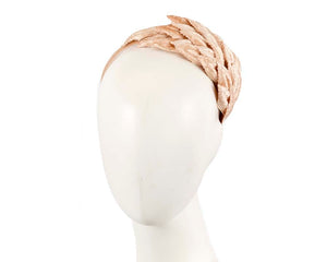 Cupids Millinery Women's Hat Nude Petite nude fascinator headband by Max Alexander