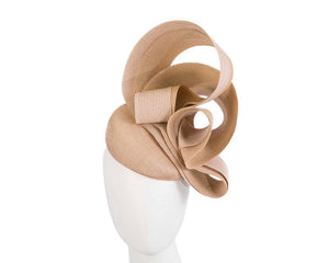 Cupids Millinery Women's Hat Nude Stunning nude racing fascinator by Fillies Collection