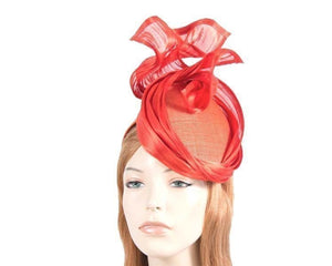 Cupids Millinery Women's Hat Orange Bespoke orange fascinator