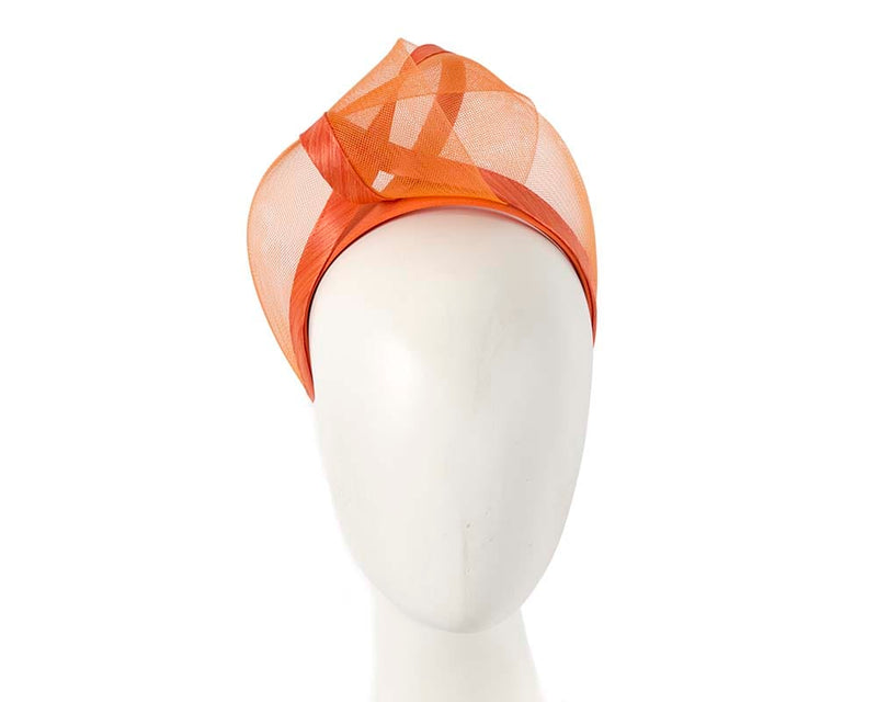 Cupids Millinery Women's Hat Orange Orange fashion headband turban by Fillies Collection