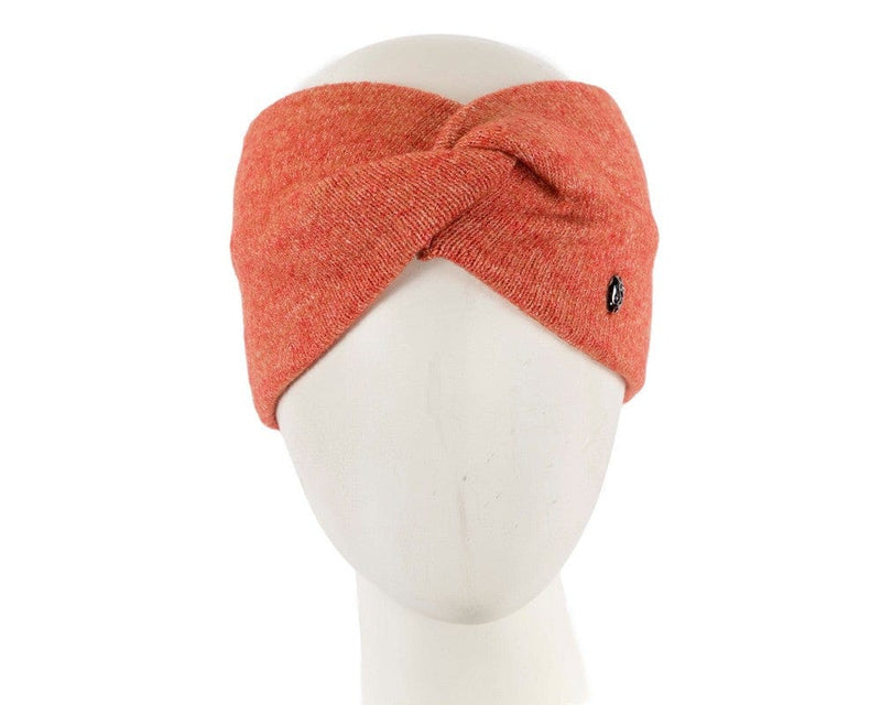 Cupids Millinery Women's Hat Orange Rust European Made woolen headband