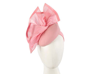 Cupids Millinery Women's Hat Pink Bespoke pink winter racing fascinator by Fillies Collection