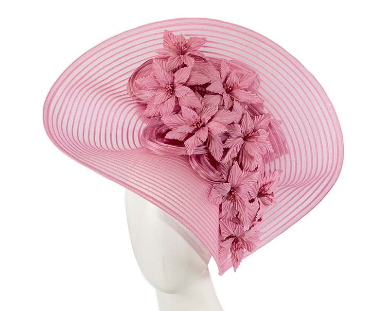 Cupids Millinery Women's Hat Pink Large dusty pink fascinator by Cupids Millinery