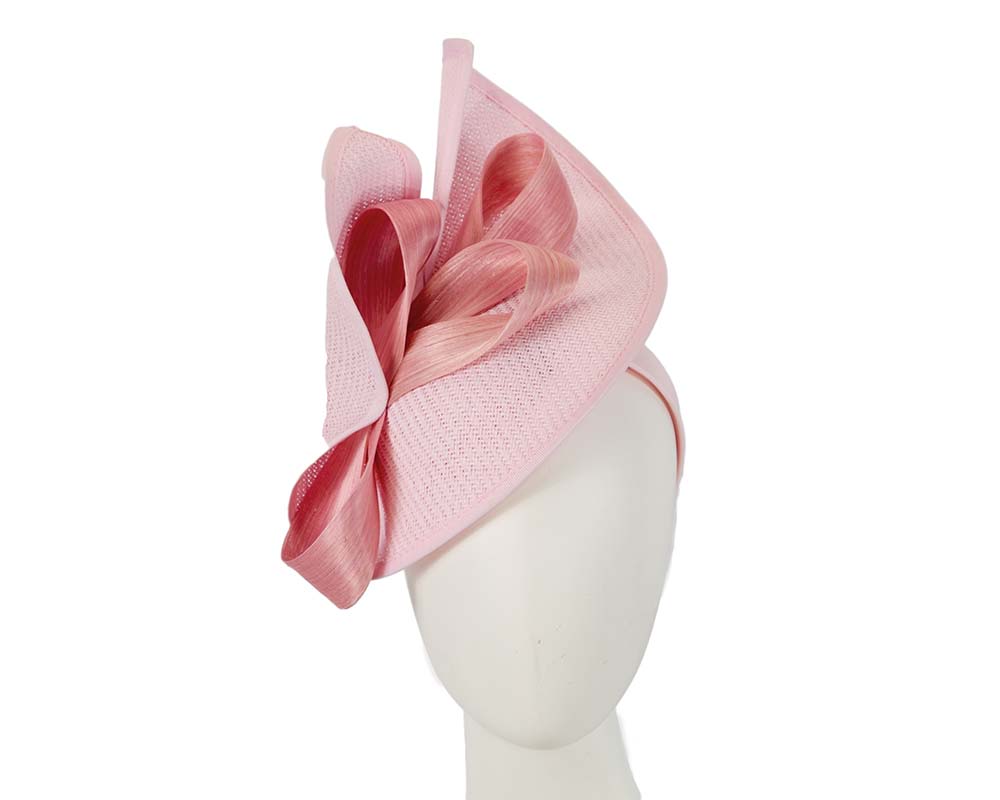 Cupids Millinery Women's Hat Pink Large pink Fillies Collection racing fascinator with bow