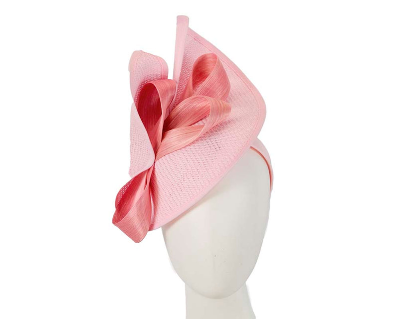 Cupids Millinery Women's Hat Pink Large pink Fillies Collection racing fascinator with bow