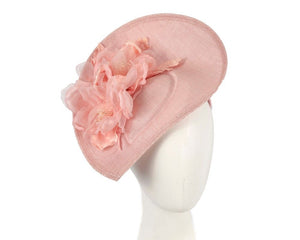 Cupids Millinery Women's Hat Pink Large pink flower fascinator by Max Alexander