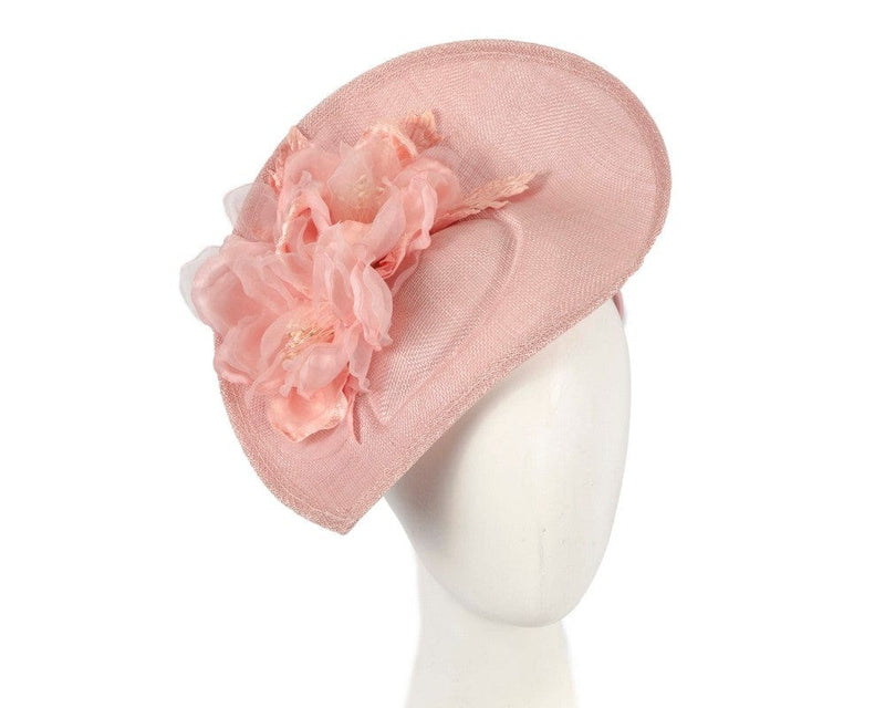 Cupids Millinery Women's Hat Pink Large pink flower fascinator by Max Alexander