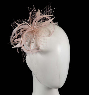 Cupids Millinery Women's Hat Pink Pink fascinator custom made by Cupids Millinery