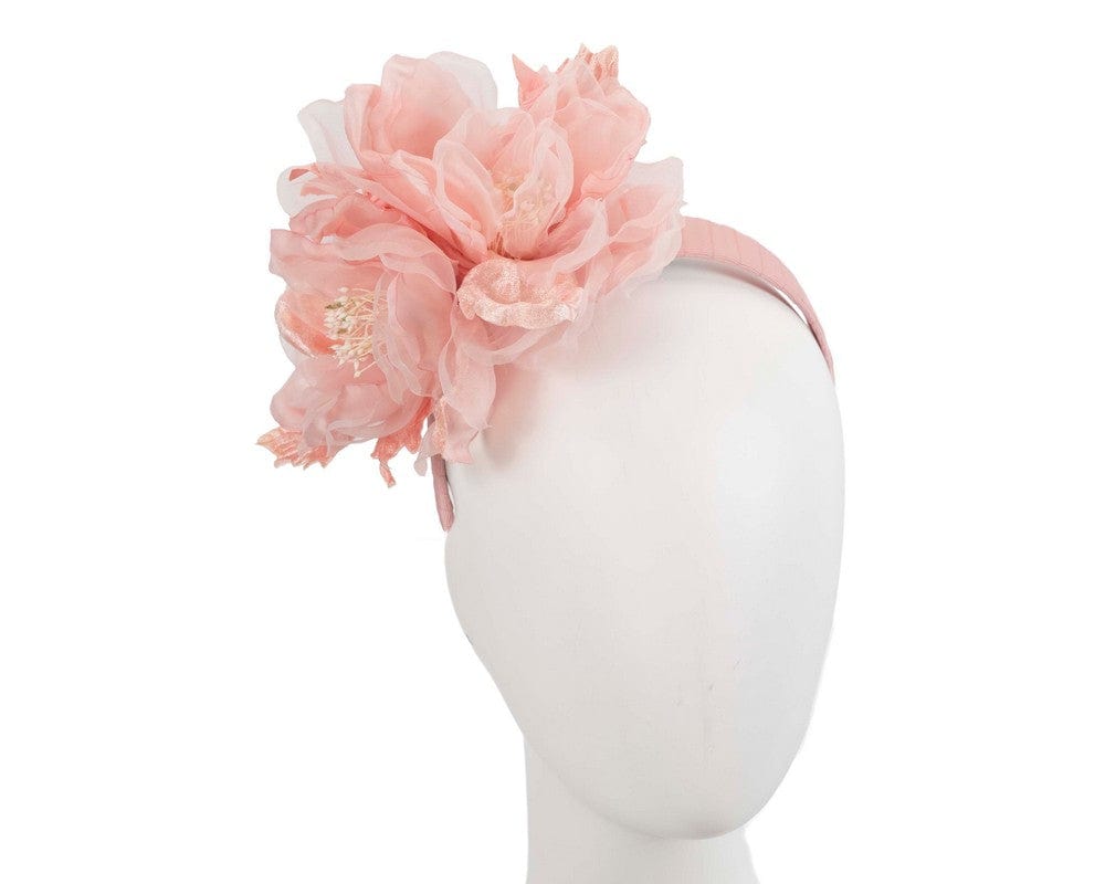 Cupids Millinery Women's Hat Pink Pink flower fascinator by Fillies Collection