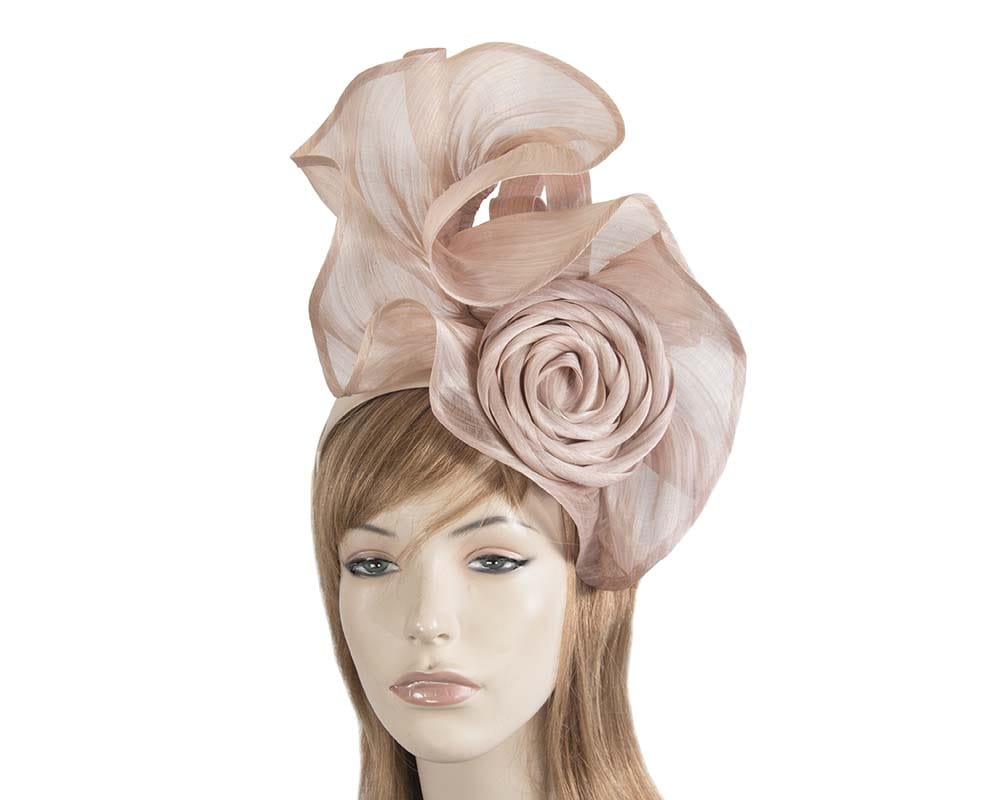 Cupids Millinery Women's Hat Pink Twisted blush designers fascinator by Fillies Collection