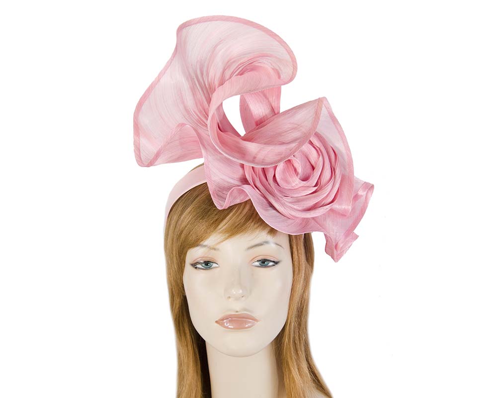 Cupids Millinery Women's Hat Pink Twisted pink designers fascinator by Fillies Collection