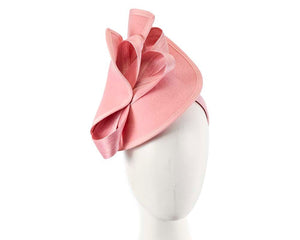 Cupids Millinery Women's Hat Pink Twisted pink felt fascinator by Fillies Collection