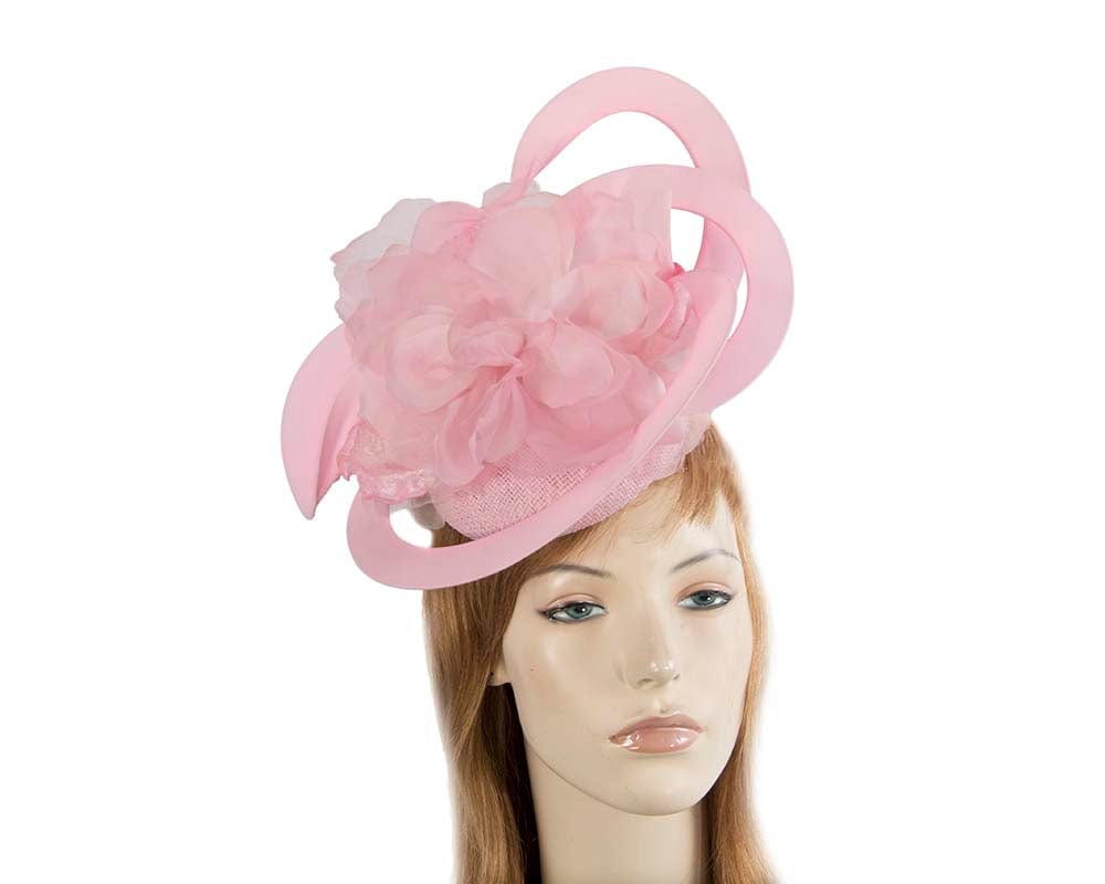 Cupids Millinery Women's Hat Pink Unusual pink Fillies Collection fascinator with flower for Melbourne Cup S155SP