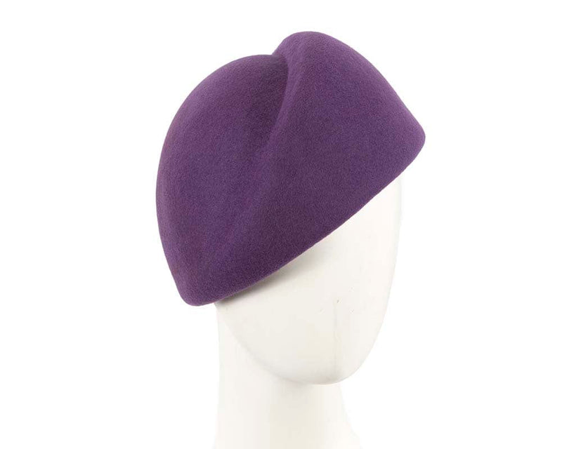 Cupids Millinery Women's Hat Purple Designers purple felt ladies winter hat