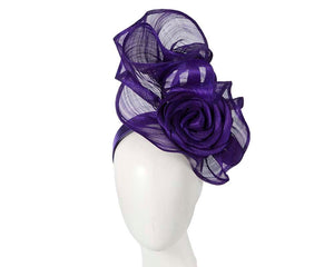 Cupids Millinery Women's Hat Purple Twisted purple designers fascinator by Fillies Collection