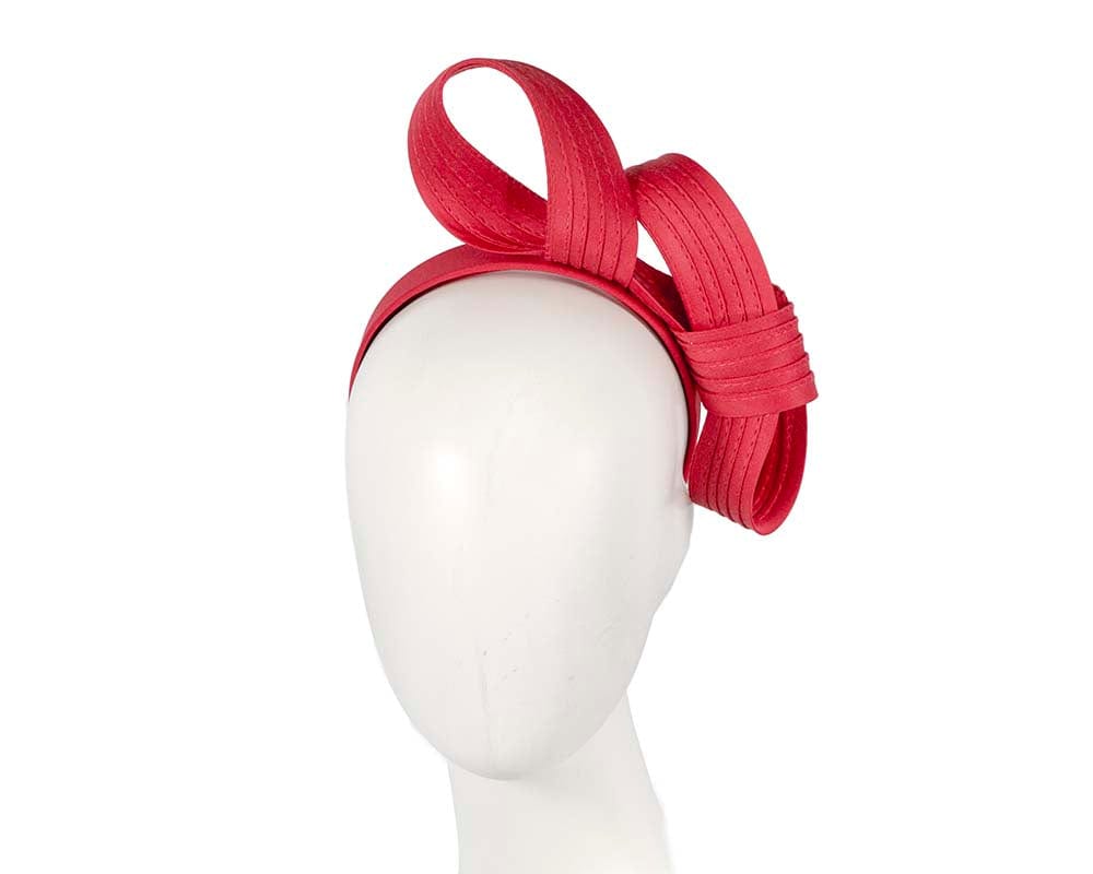 Cupids Millinery Women's Hat Red Curled red fascinator