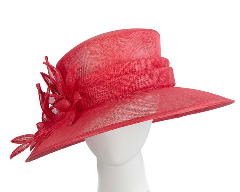 Cupids Millinery Women's Hat Red Large red spring racing hat by Max Alexander