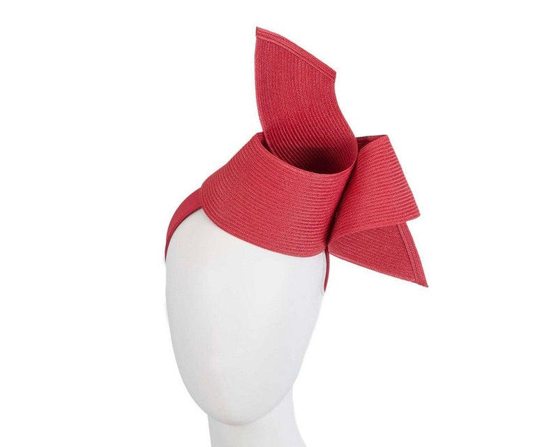 Cupids Millinery Women's Hat Red Modern red fascinator by Max Alexander