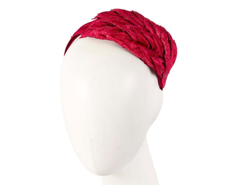 Cupids Millinery Women's Hat Red Petite red fascinator headband by Max Alexander