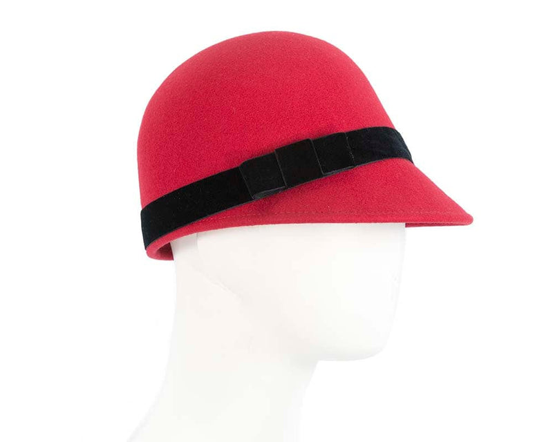 Cupids Millinery Women's Hat Red Red beret hat by Cupids Millinery Melbourne