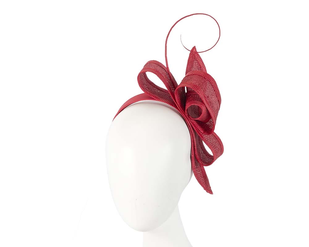 Cupids Millinery Women's Hat Red Red bow Max Alexander fascinator by Max Alexander