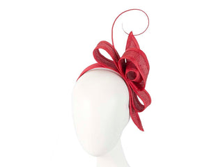 Cupids Millinery Women's Hat Red Red bow Max Alexander fascinator by Max Alexander