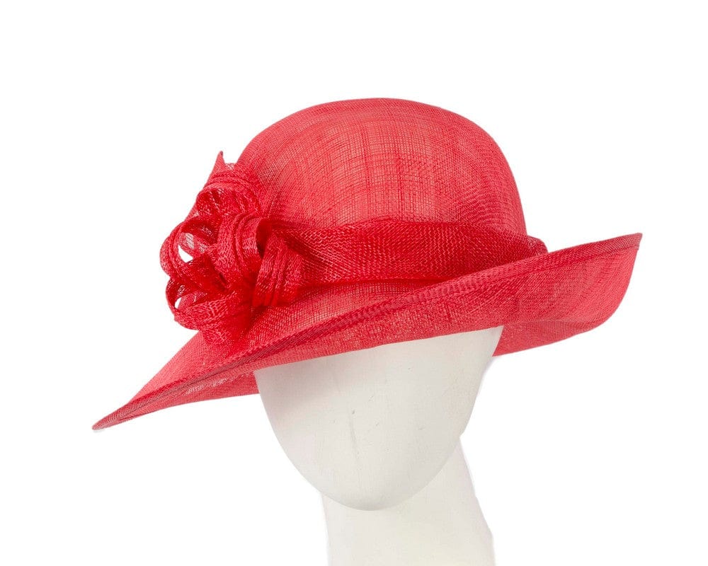 Cupids Millinery Women's Hat Red Red cloche hat by Max Alexander