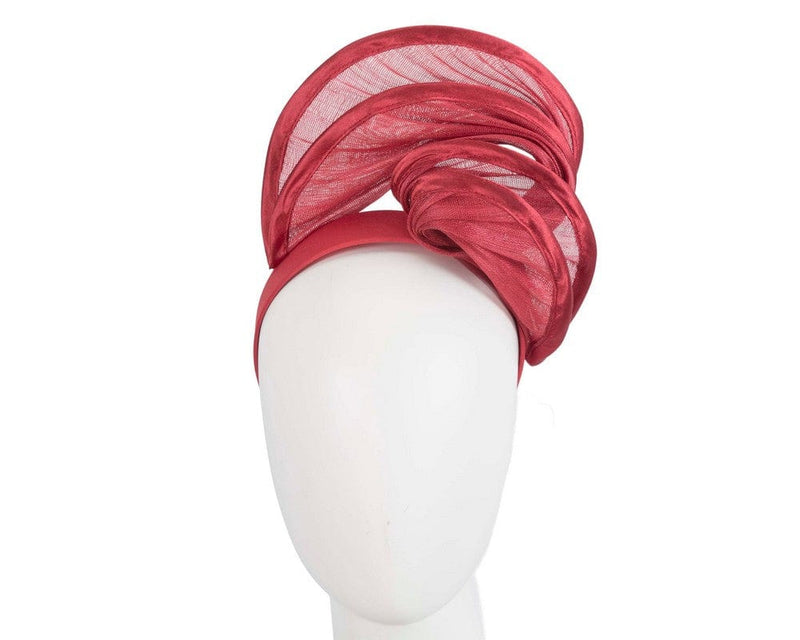 Cupids Millinery Women's Hat Red Red headband racing fascinator by Fillies Collection