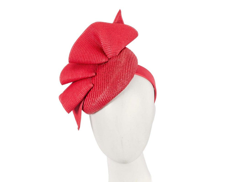 Cupids Millinery Women's Hat Red Red pillbox fascinator by Fillies Collection