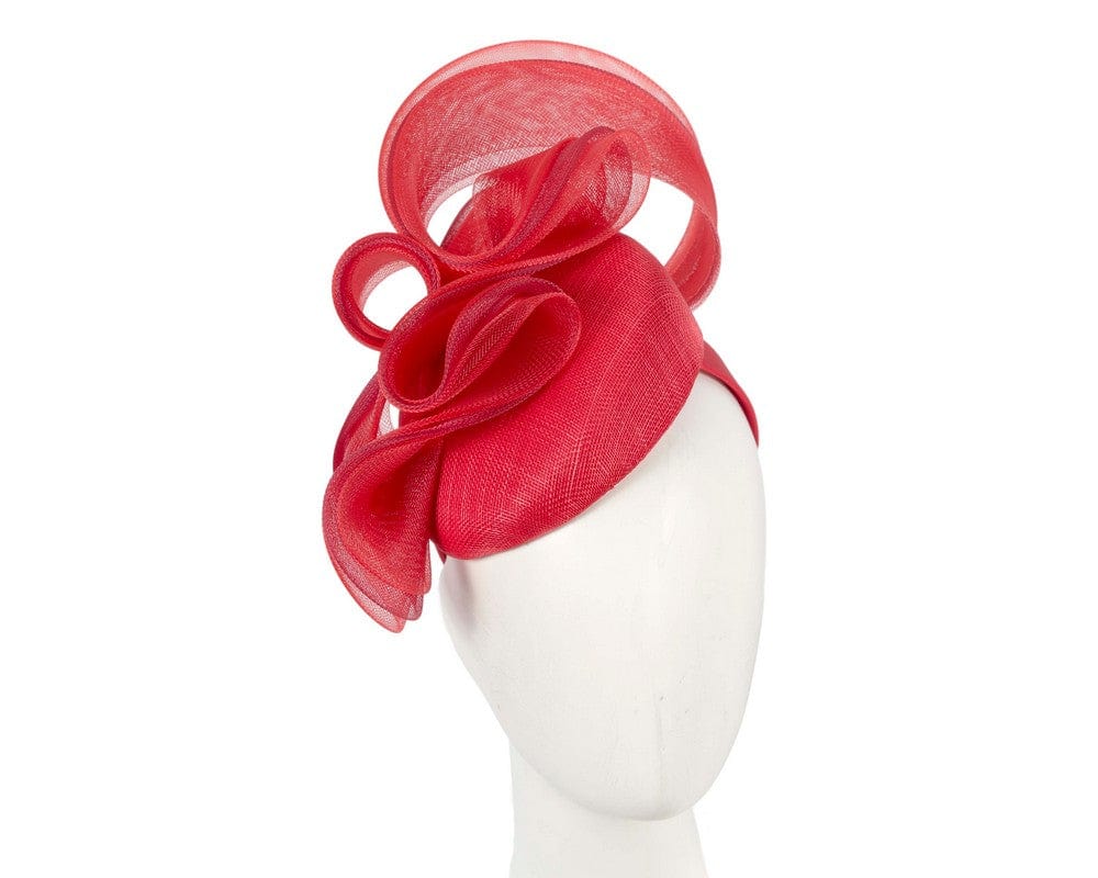 Cupids Millinery Women's Hat Red Red racing fascinator by Fillies Collection