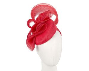 Cupids Millinery Women's Hat Red Red racing fascinator by Fillies Collection