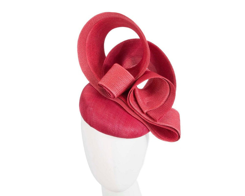 Cupids Millinery Women's Hat Red Stunning red racing fascinator by Fillies Collection