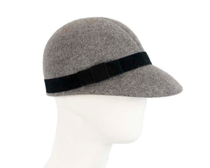 Cupids Millinery Women's Hat Silver Grey beret hat by Cupids Millinery Melbourne