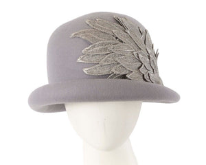 Cupids Millinery Women's Hat Silver Grey winter fashion hat by Max Alexander