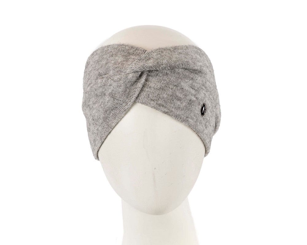 Cupids Millinery Women's Hat Silver Light grey European Made woolen headband