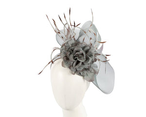 Cupids Millinery Women's Hat Silver One-off silver fascinator by Cupids Millinery