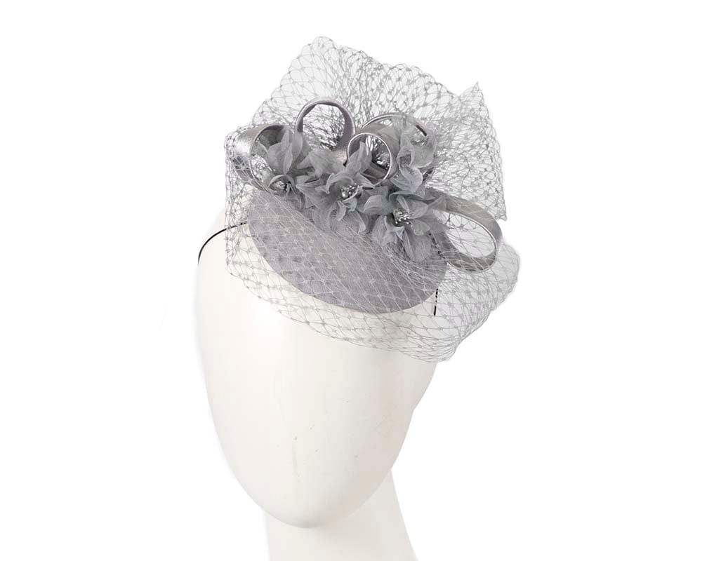 Cupids Millinery Women's Hat Silver Silver custom made mother of the bride cocktail hat