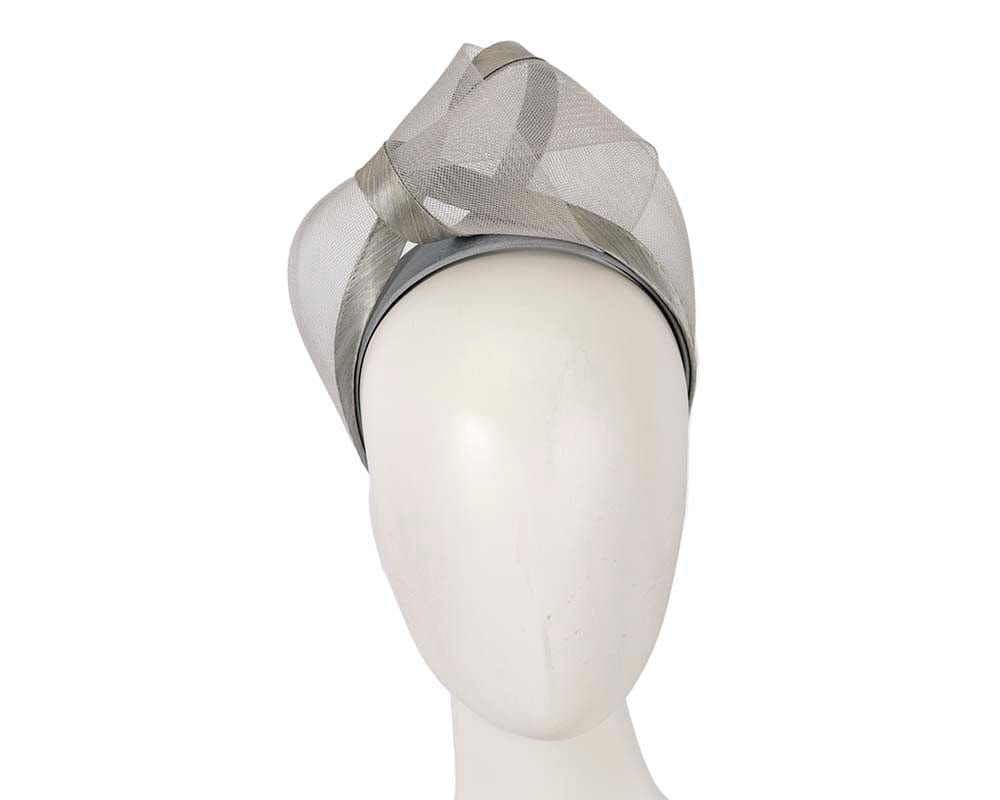 Cupids Millinery Women's Hat Silver Silver fashion headband turban by Fillies Collection