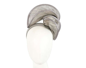 Cupids Millinery Women's Hat Silver Silver headband racing fascinator by Fillies Collection