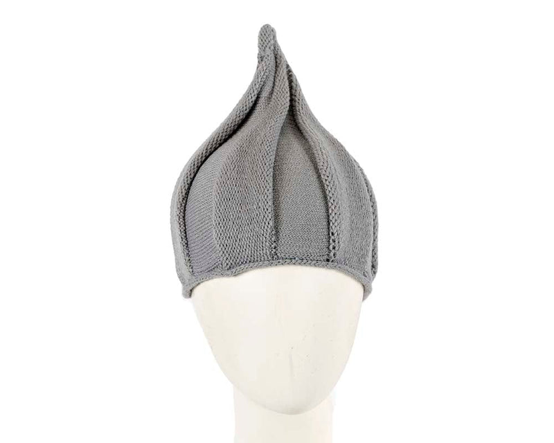 Cupids Millinery Women's Hat Silver Warm grey pixi hat