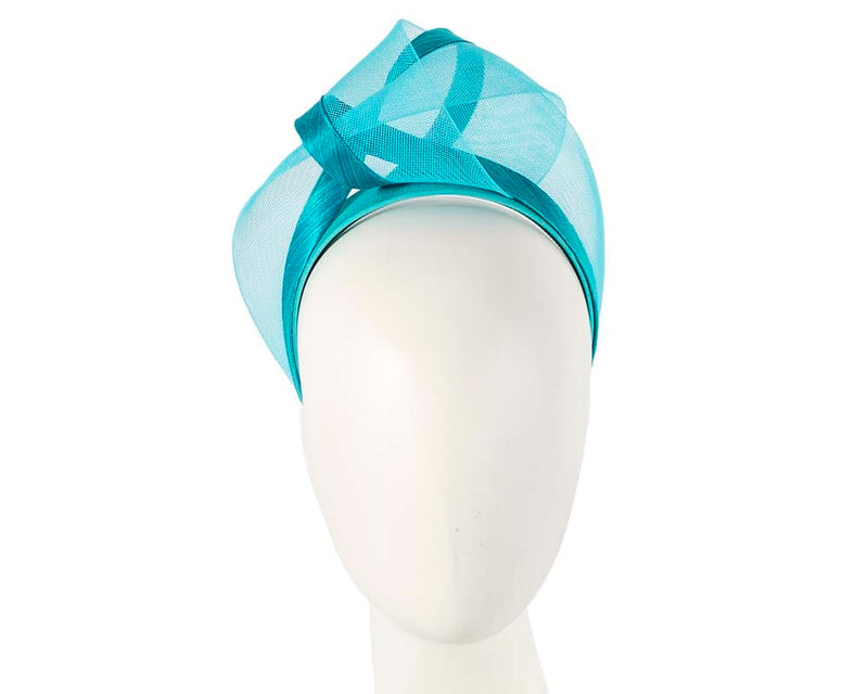 Cupids Millinery Women's Hat Turquoise Turquoise fashion headband turban by Fillies Collection
