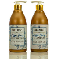 DELUGE Cosmetics Hair Care Coffee Daily Shampoo and Conditioner-Shop Now