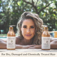 DELUGE Cosmetics Hair Care Shampoo and Conditioner -Argan Oil