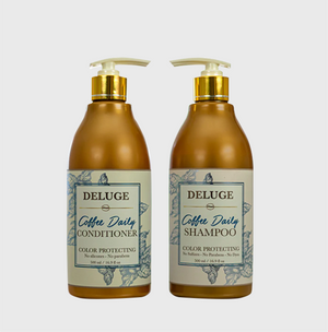 DELUGE Cosmetics Hair Care Shampoo and Conditioner-Coffee