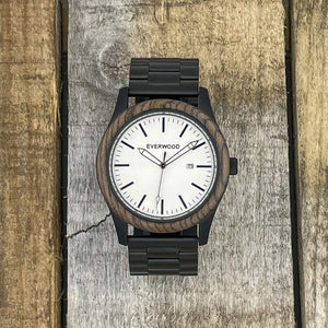 Everwood Watch Company Men's Fashion - Men's Watches - Quartz Watches Inverness SS - Walnut | Everwood