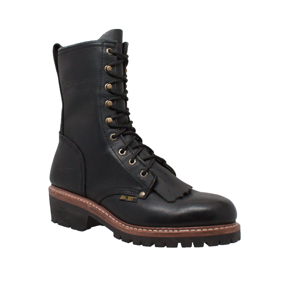 Fadcloset Footwear & Accessories Men's Boots AdTec Men's 10" Logger Fireman Boot Oil & Heat Resistant Goodyear Welt